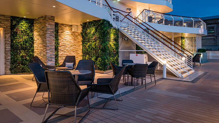 The Terrace aboard Spirit of Discovery